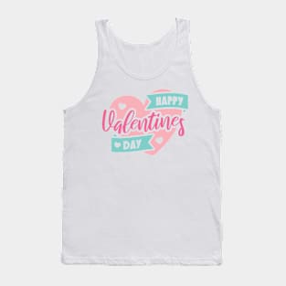 Sweet Happy Valentines Day Heart Tank Top